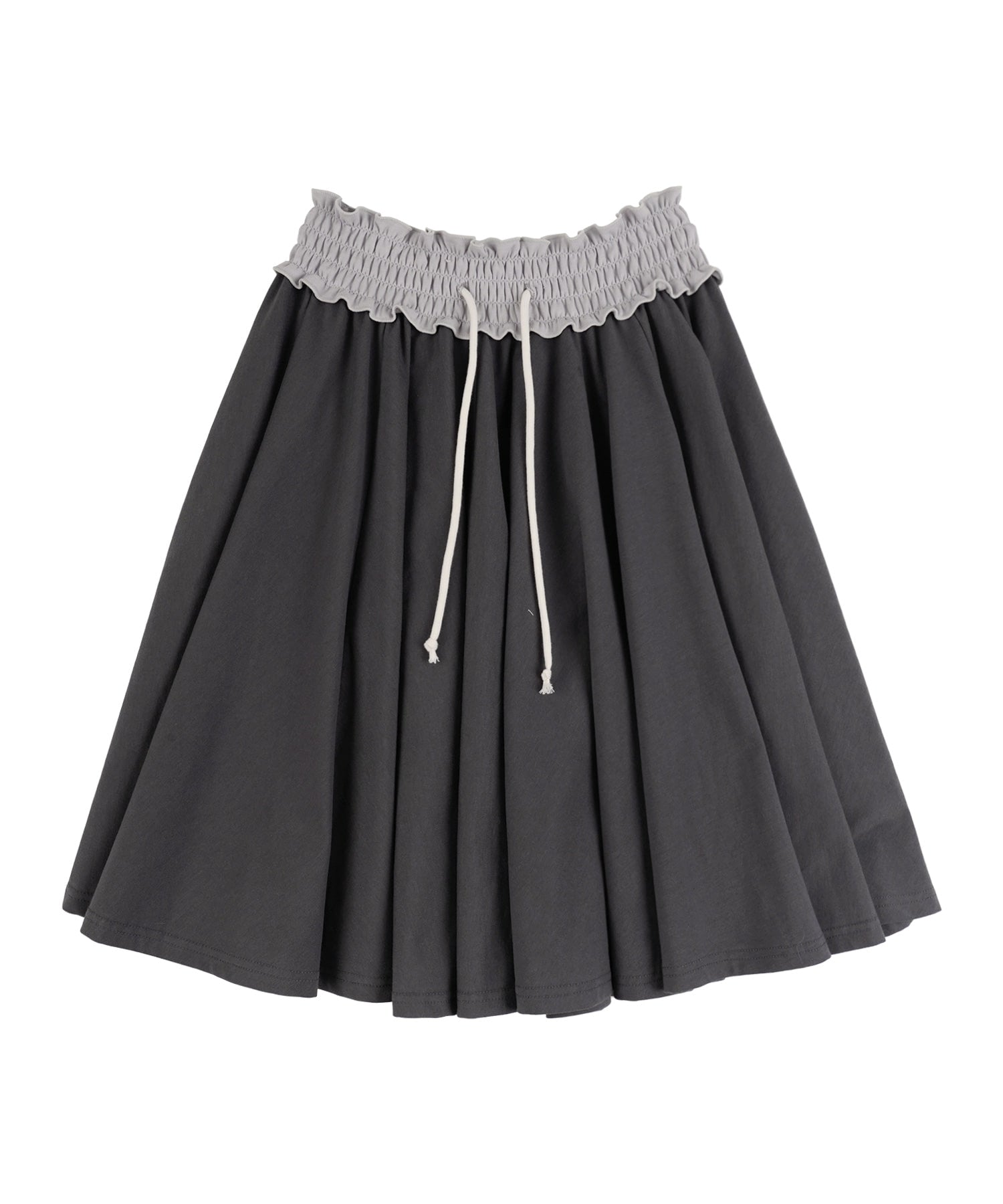 high-school-disco-ss-26-soft-smoke-skirt-charcoal-charcoal-s