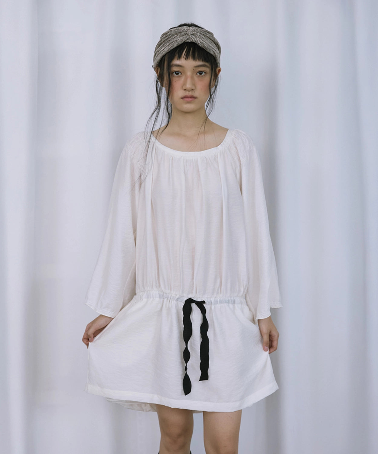 hokuspokus-fw-25-lily-tunic-dress-ivory-ivory-s