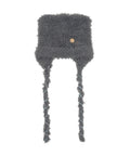 high-school-disco-fw-25-mixed-strap-fluffy-cat-beanie-charcoal-charcoal-s