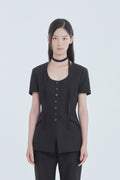 mausoleum-fw-26-emma-round-neck-half-sleeve-jacket-black-black-s