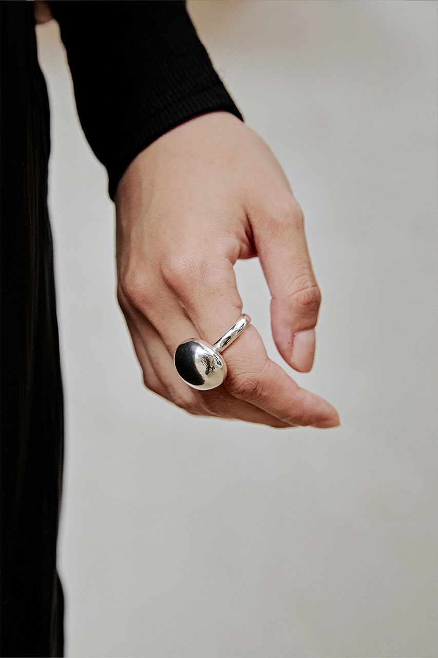 lehaul-fw-25-dome-ring-silver925-silver-o