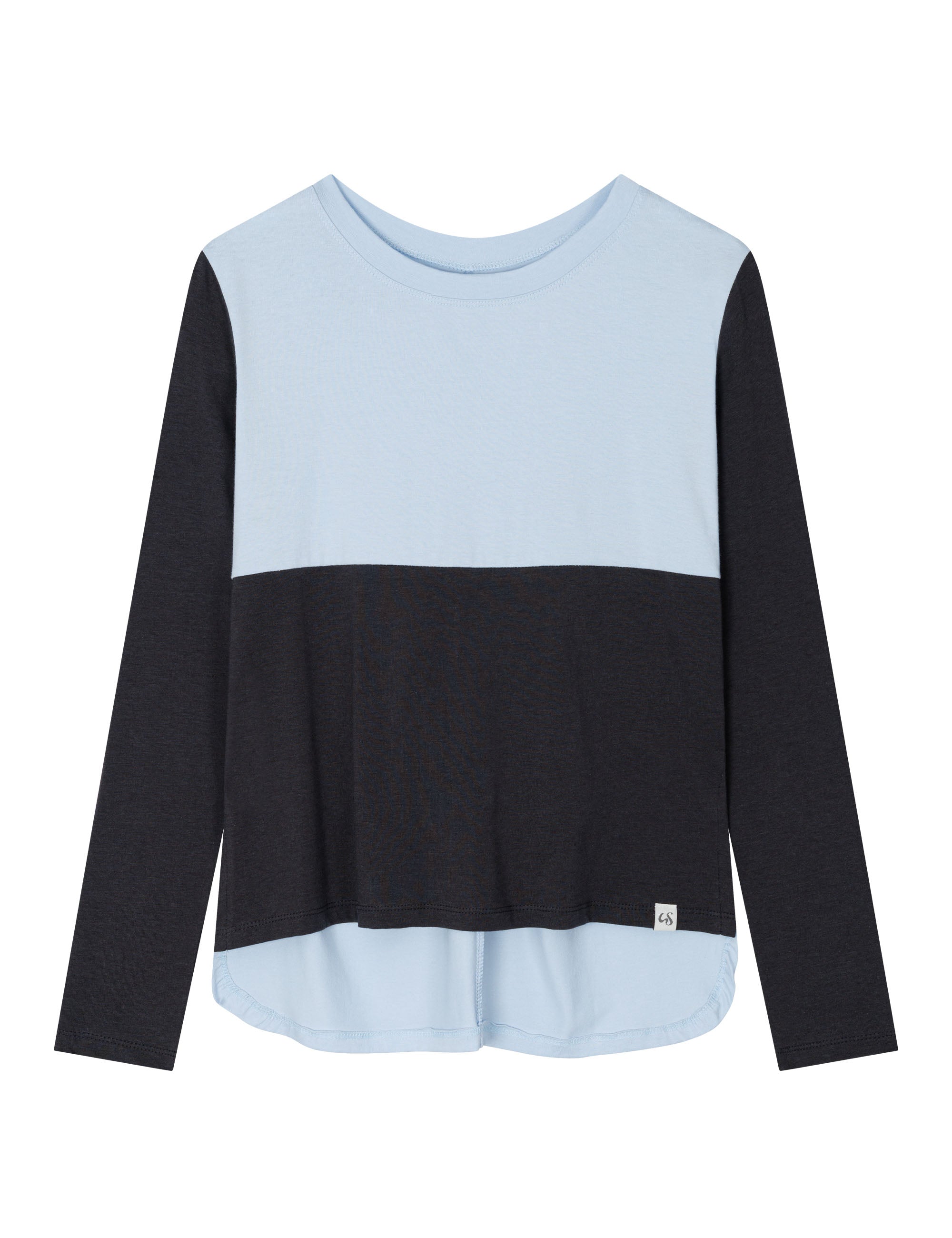 uglyshadow-fw-26-back-ribbon-t-shirt-charcoal-blue-charcoal-charcoal-s