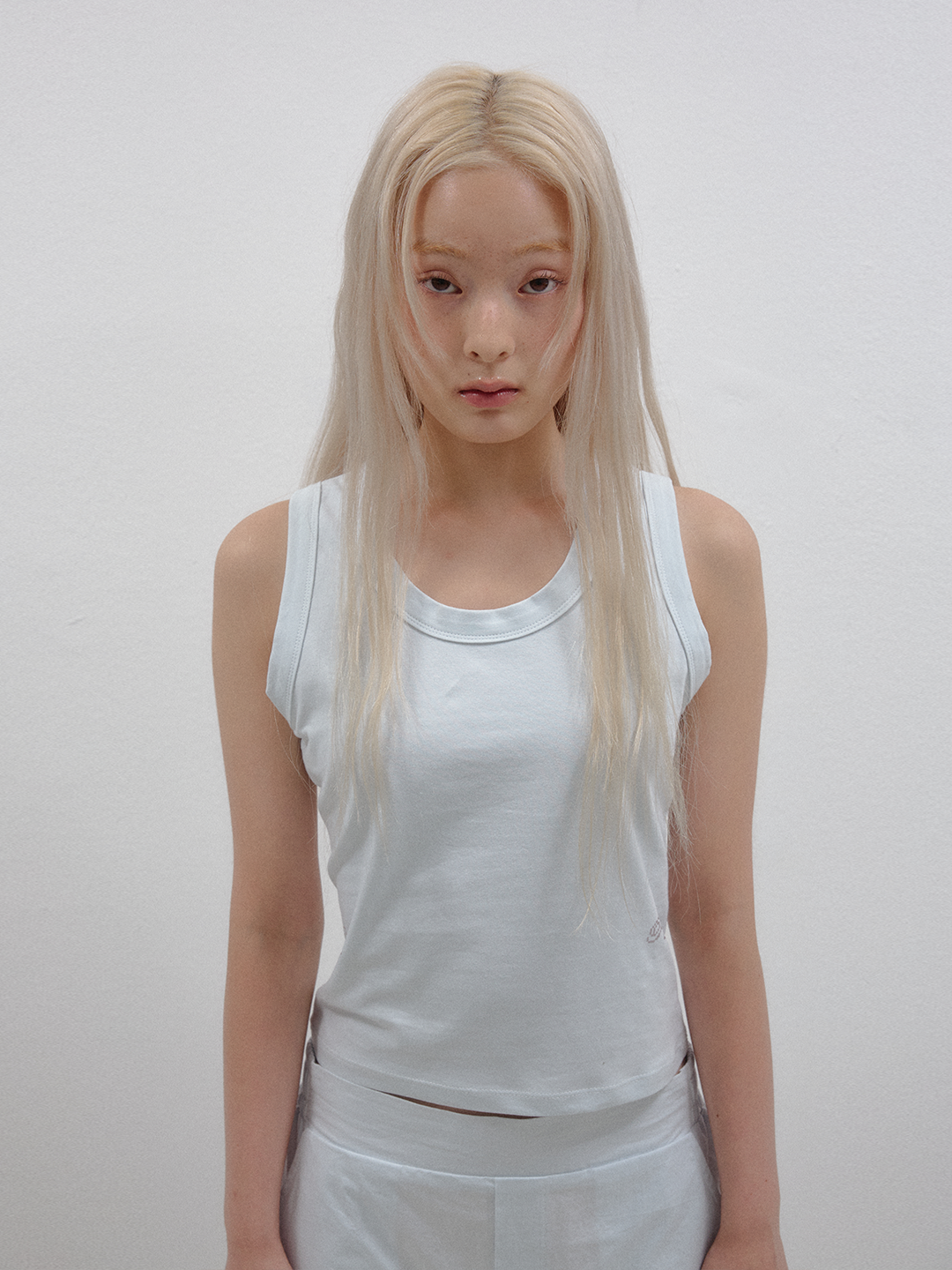 [PORICO] PASTEL SLEEVELESS_BABY BLUE