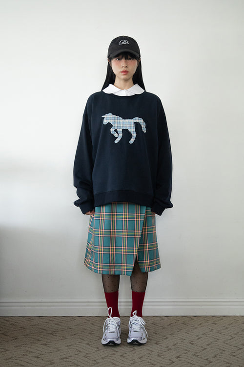 kicobe-ss-26-cozy-check-wrap-skirt-green-green-s
