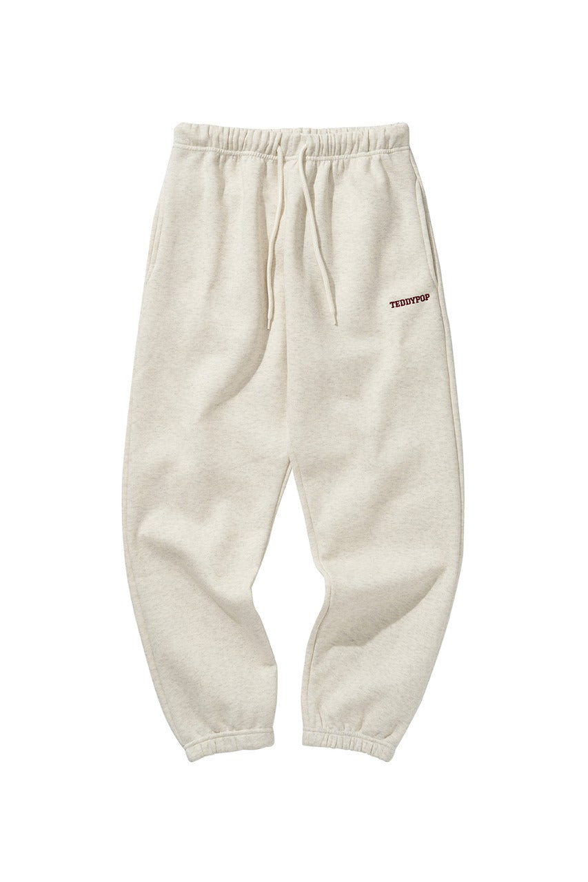 teddy-pop-ss-26-teddy-pop-logo-fleece-jogger-pants-oatmeal-oatmeal-s