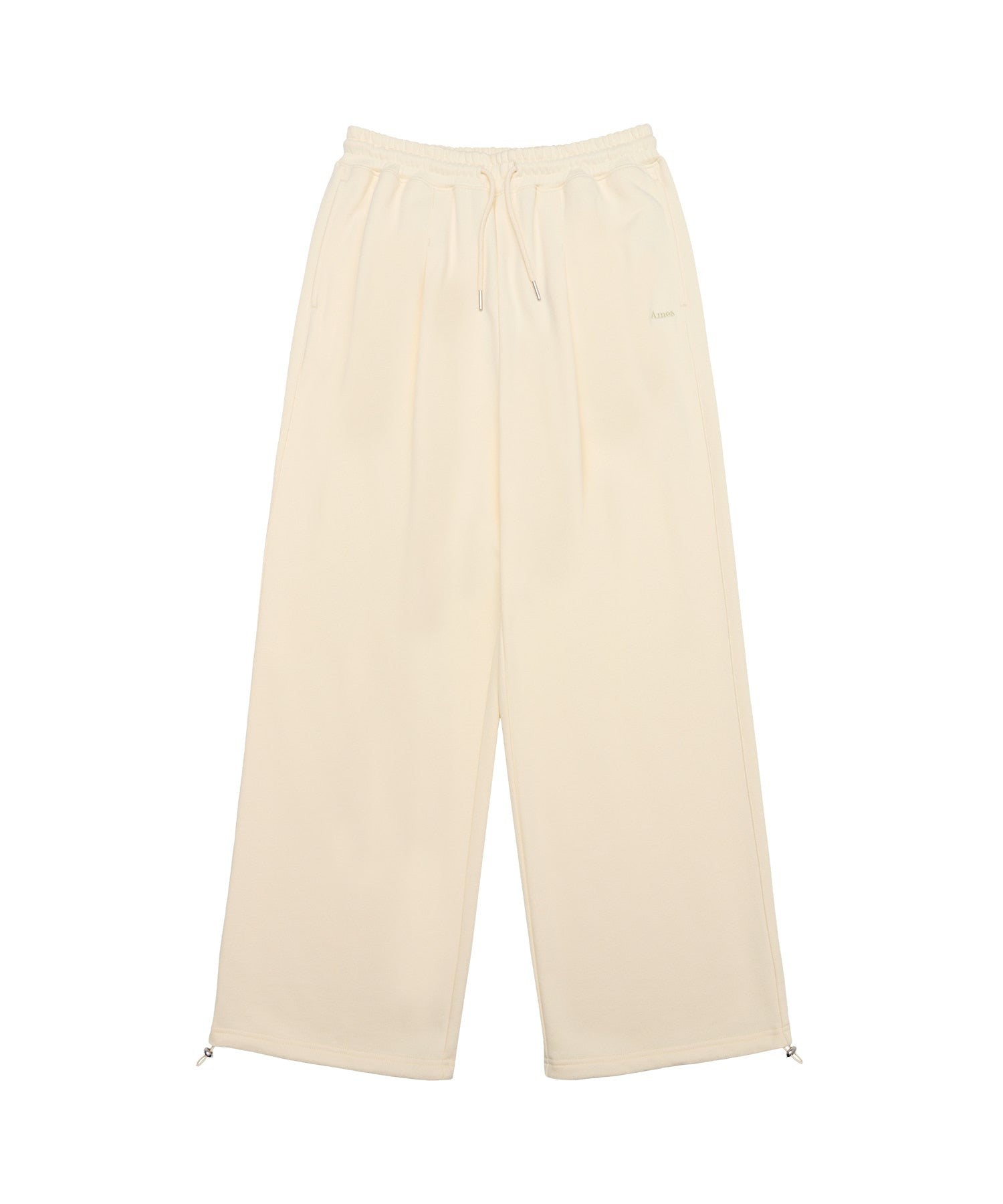 ames-worldwide-fw-25-basic-small-logo-sweat-pants-cream-cream-s
