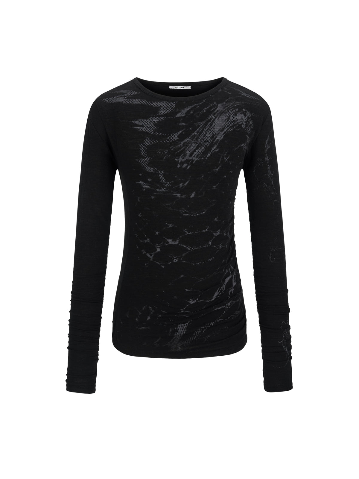 lecyto-fw-26-afterimage-long-sleeve-black-black-s
