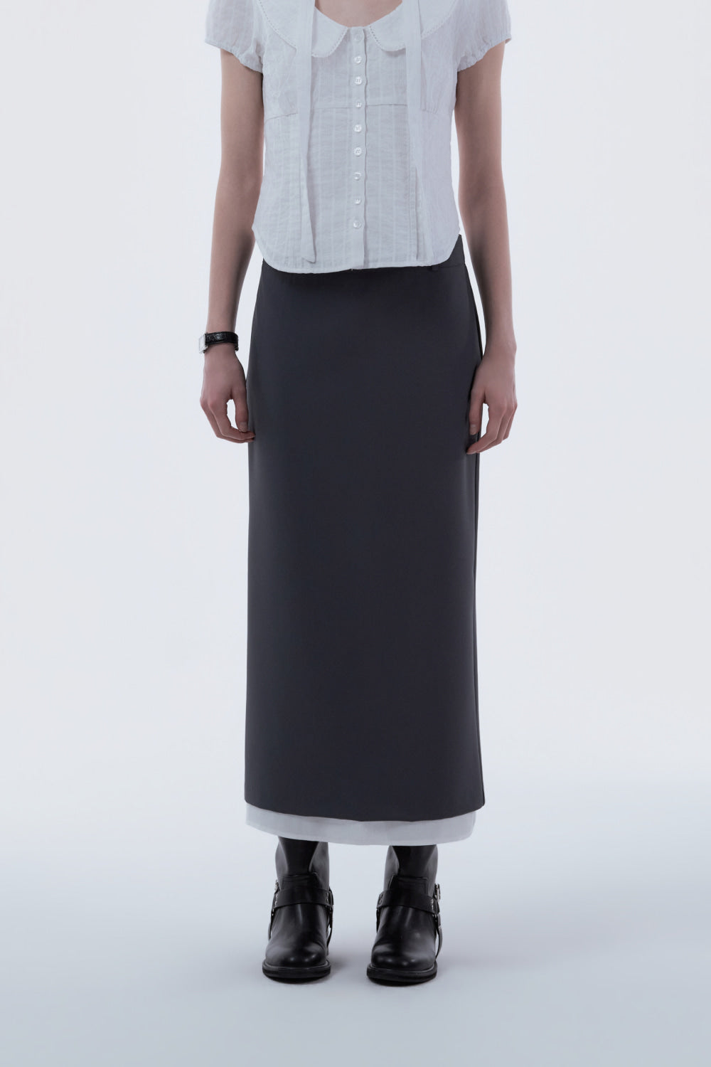 mausoleum-ss-26-contrast-layered-slim-line-long-skirt-blue-grey-blue-grey-s