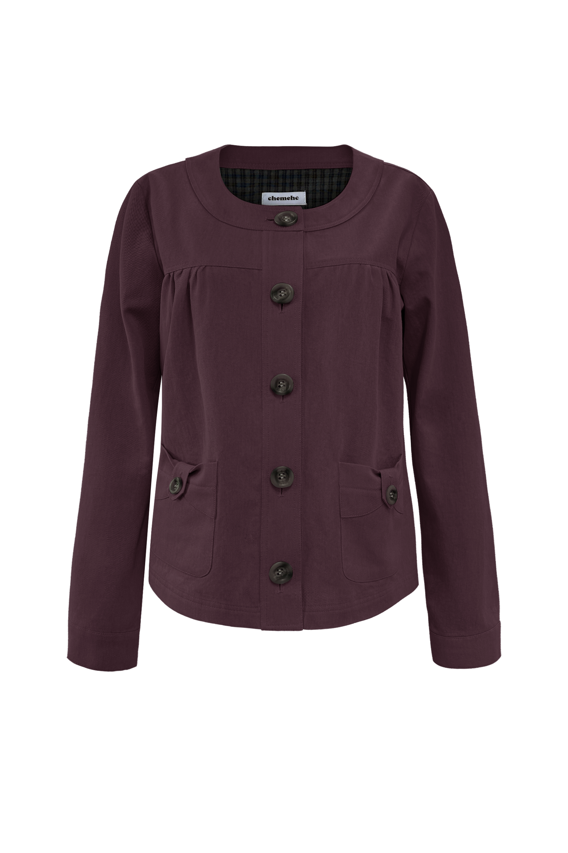 chemehc-ss-26-blush-bow-round-jacket-plum-plum-s