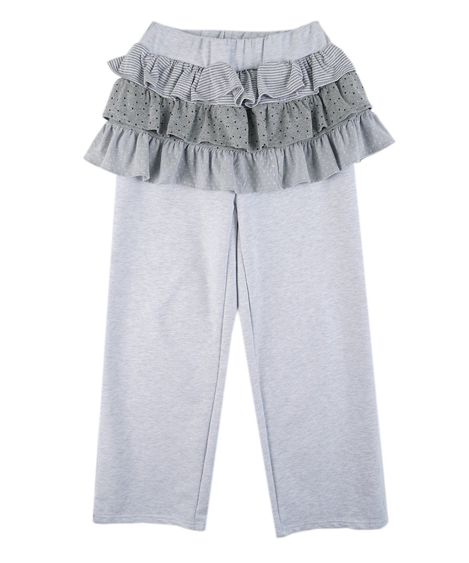 HIGH SCHOOL DISCO] Mix Pattern Tiered Skirt Layered
