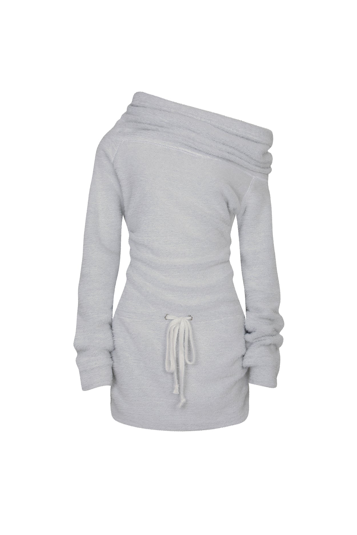 pain-or-pleasure-fw-25-misty-loose-dress-light-grey-light-grey-s