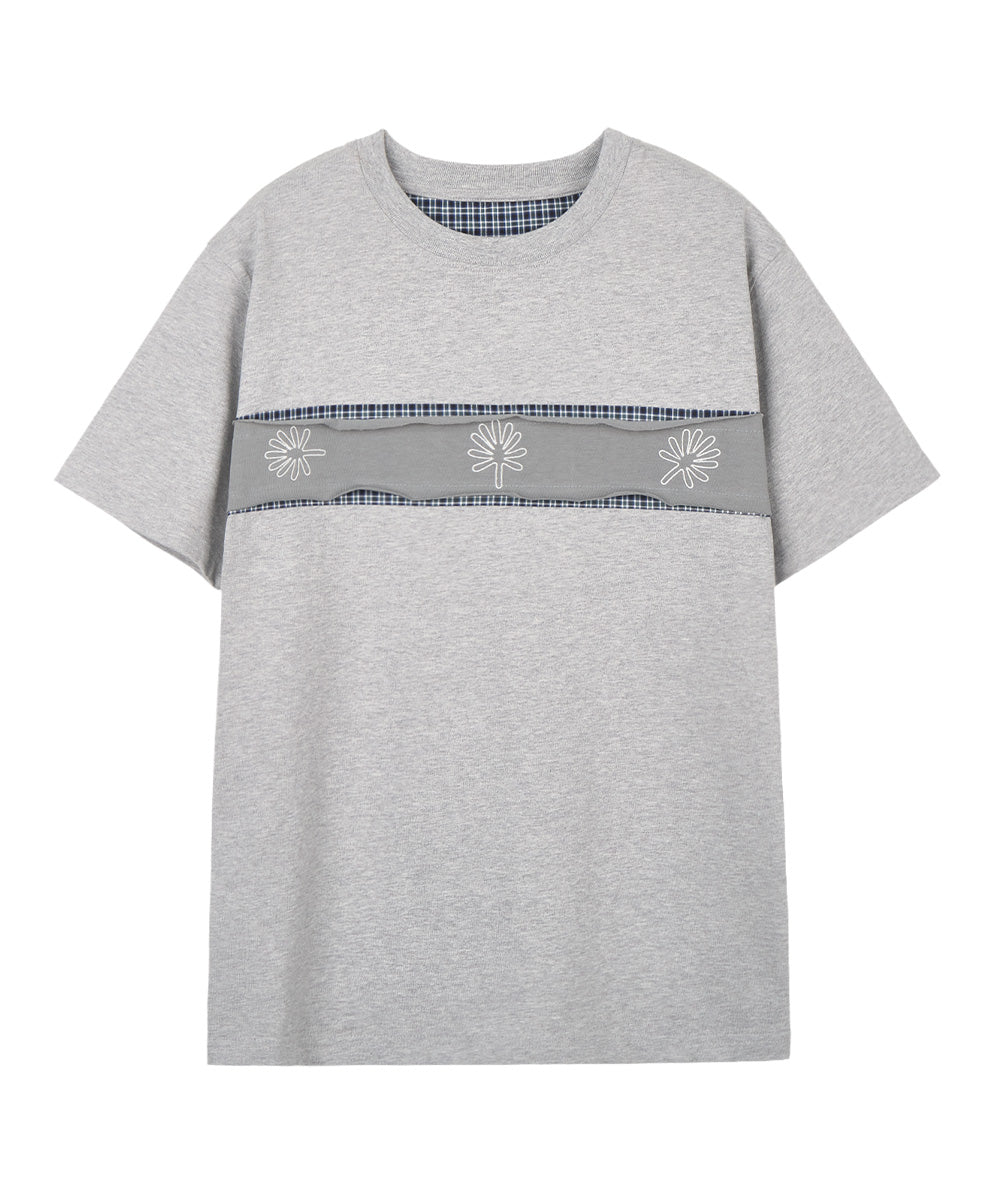 dandel-ss-26-dd-check-inset-symbol-tee-grey-gray-s