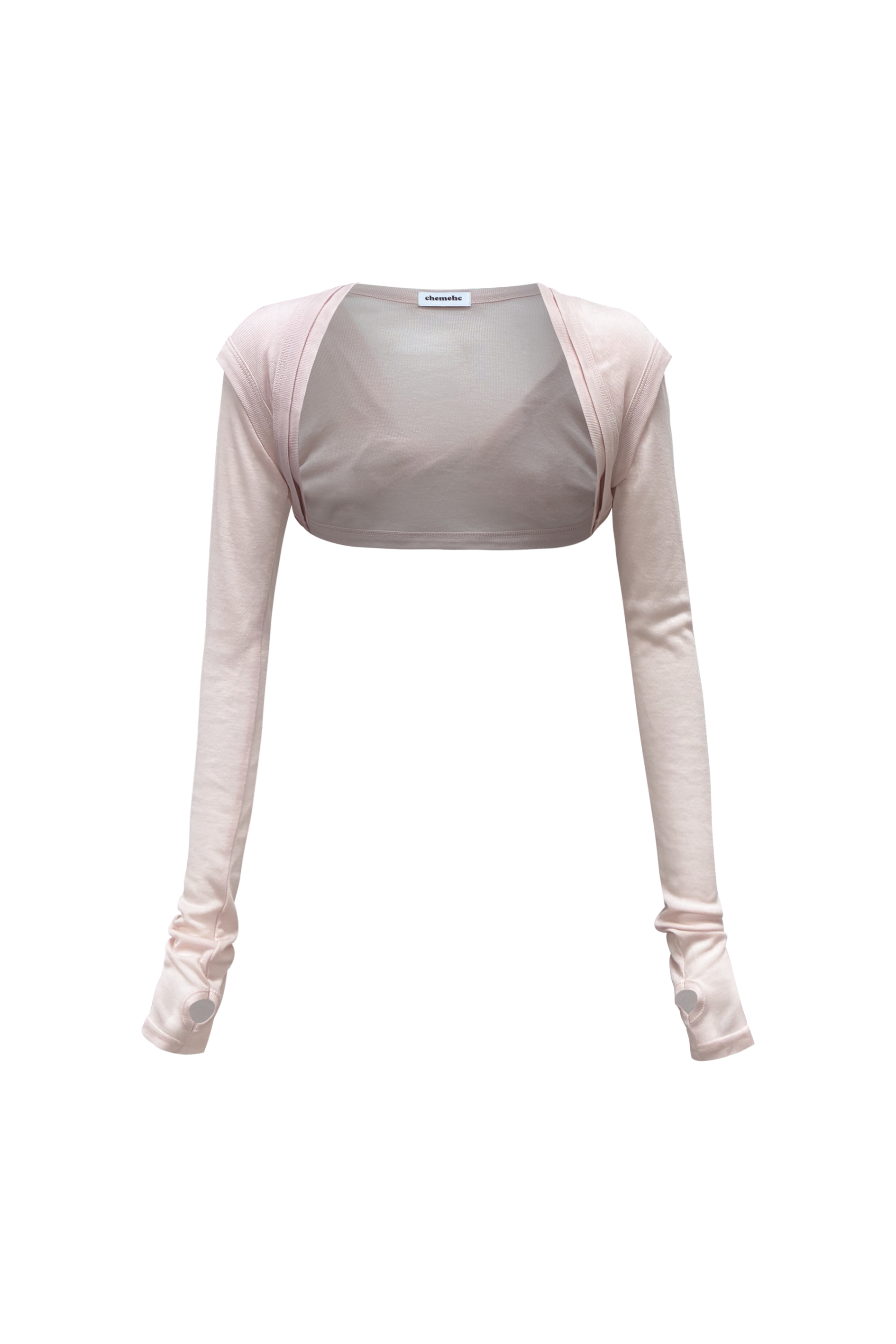 chemehc-ss-26-knot-overlap-bolero-pink-pink-s