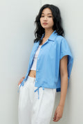 makeatoast-ss-25-balloon-cropped-shirt-(blue)