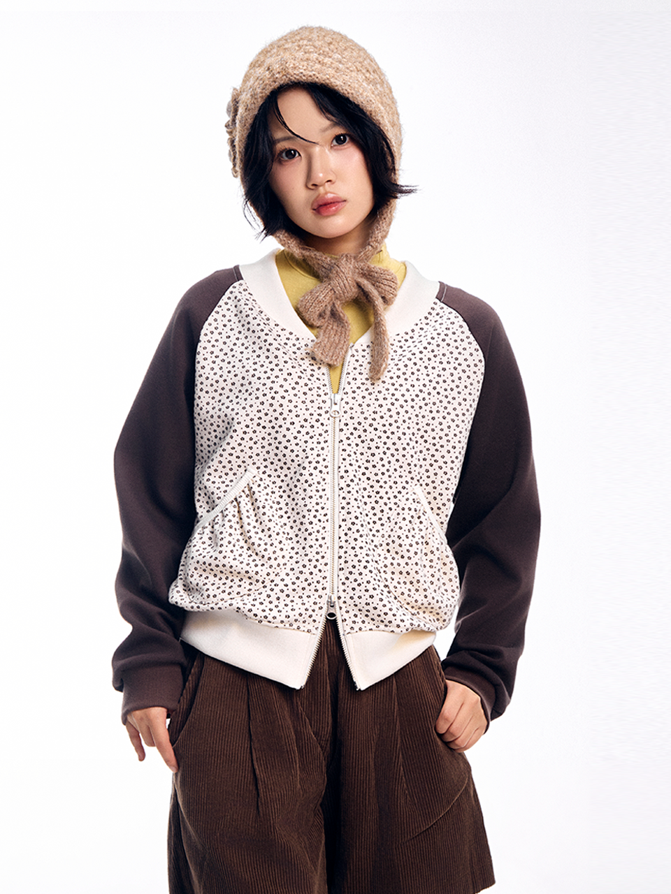 adorebelle-ss-26-flower-raglan-two-way-zip-up-brown-brown-s