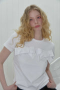 schnee-fw-25-schnee-double-bow-t-shirts-white-white-s