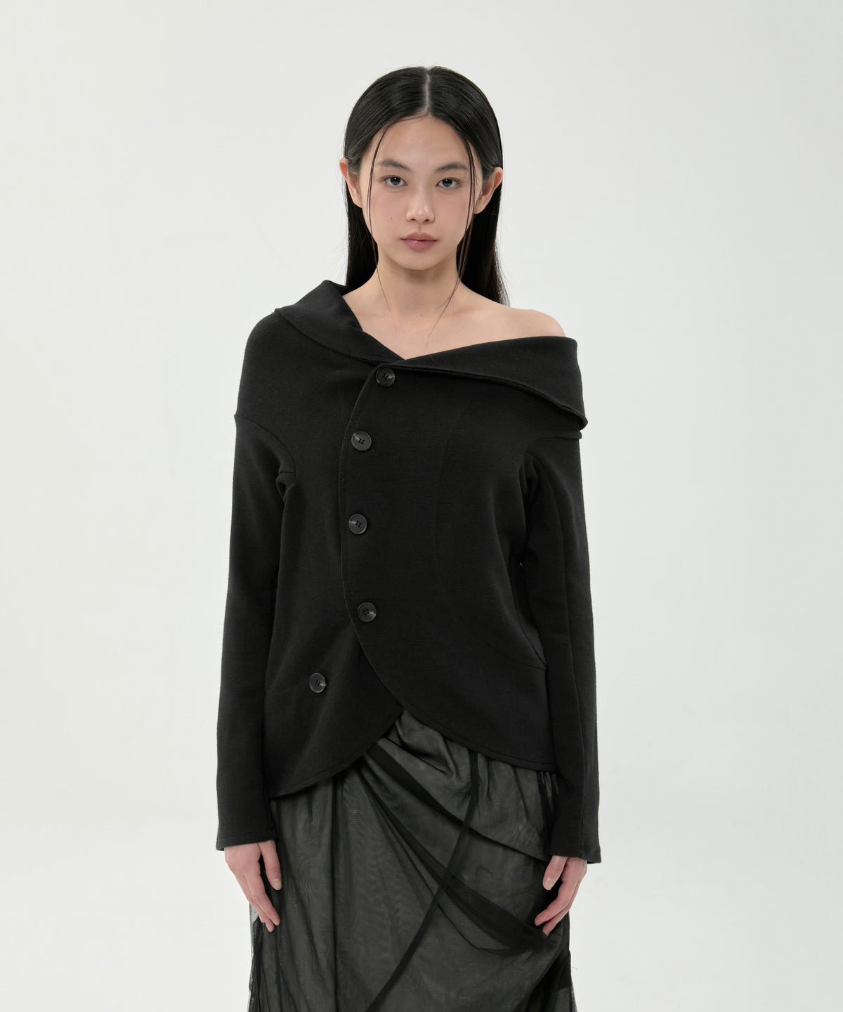 flareup-fw-26-sculpted-round-jacket-fl-058-black-black-s