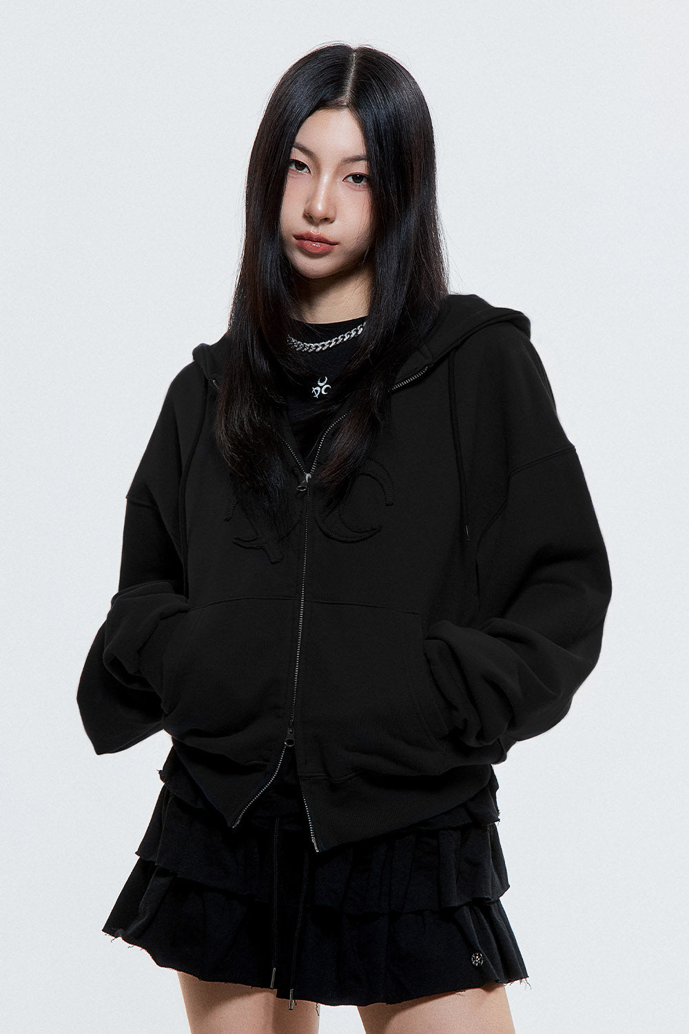 dauspice-ss-26-symbol-hoodie-zip-up-black-black-s