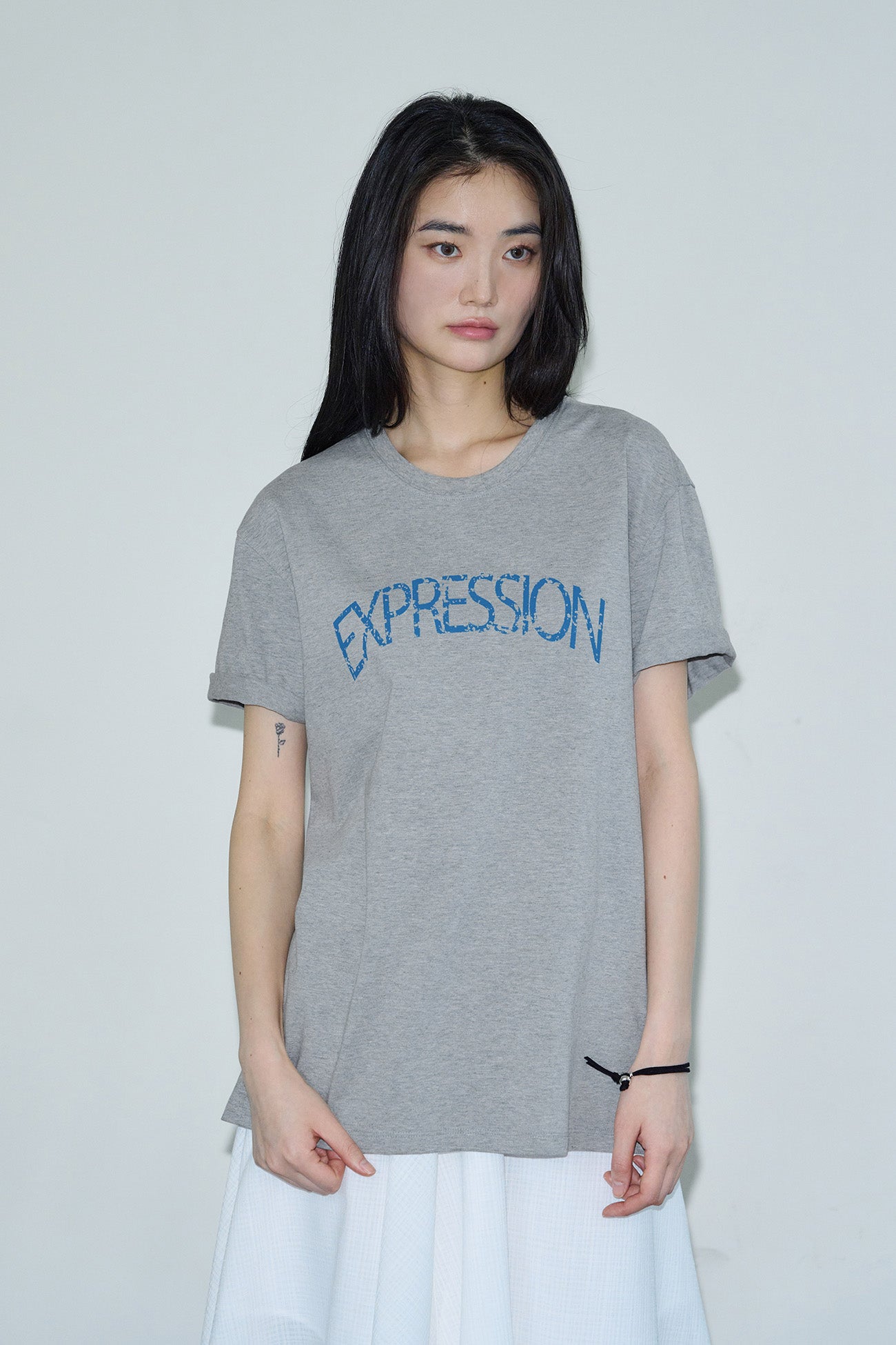 sis-a-ss-25-crack-expression-half-tshirt-/-melange-charcoal