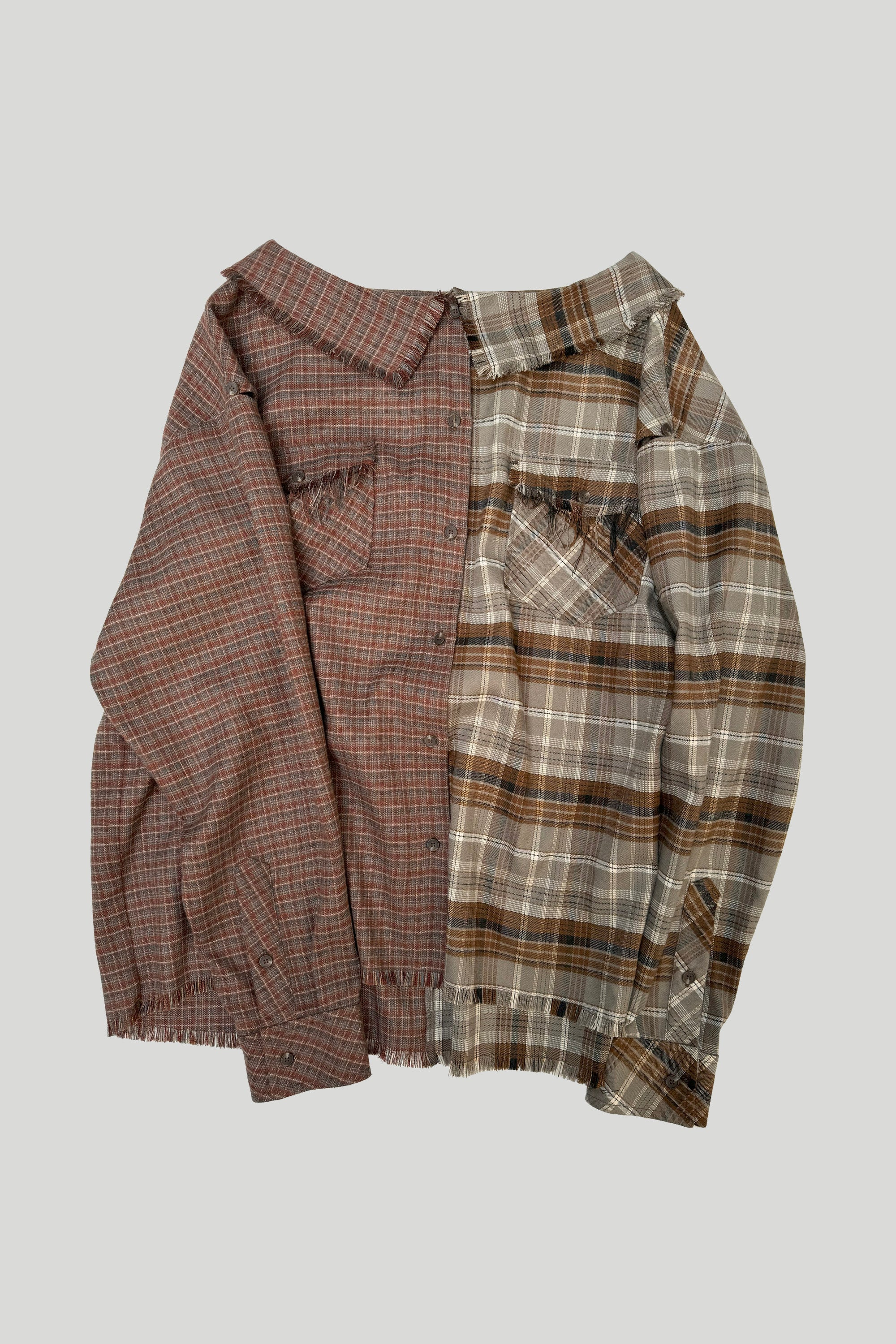 still-lethardy-ss-25-sleeveoff-check-shirtskirt