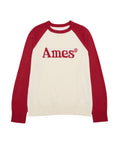 ames-worldwide-fw-25-basic-raglan-pullover-knit-red-red-s