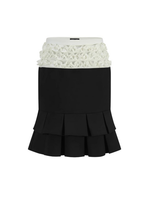 [RUNWAYTICKET] SS 24 Lace Flower Icing Classic Skirt