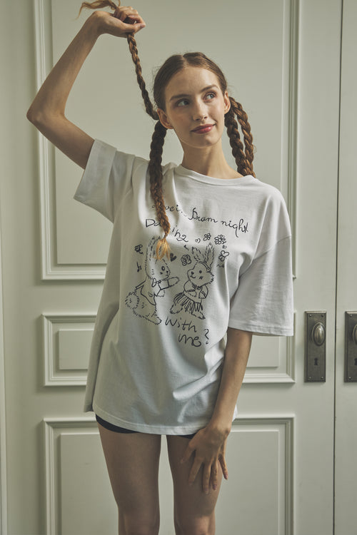 art-speak-house-ss-26-dancing-rabbit-oversize-t-shirt-white-white-s