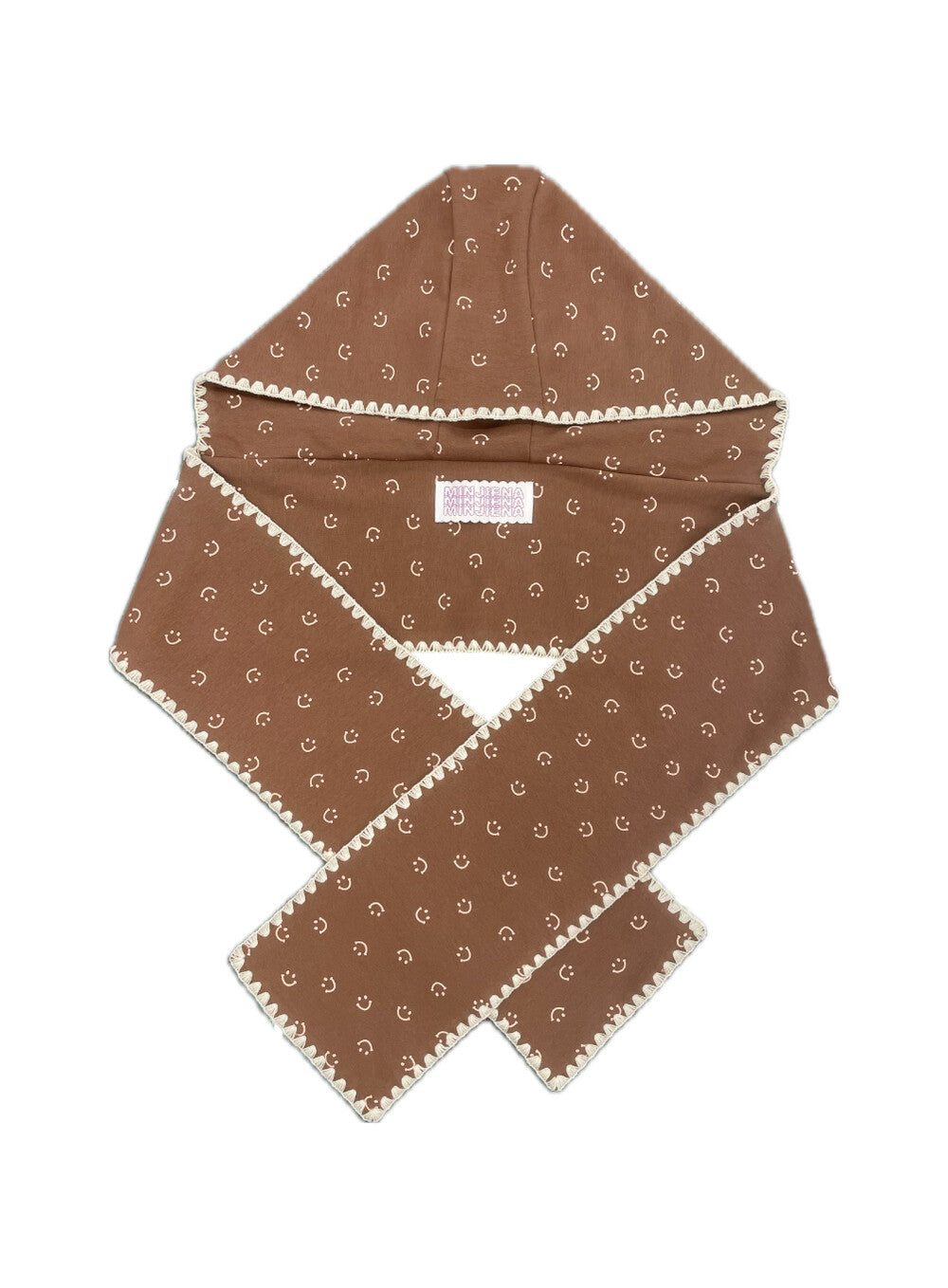 minjiena-fw-24-smile-hood-muffler-brown