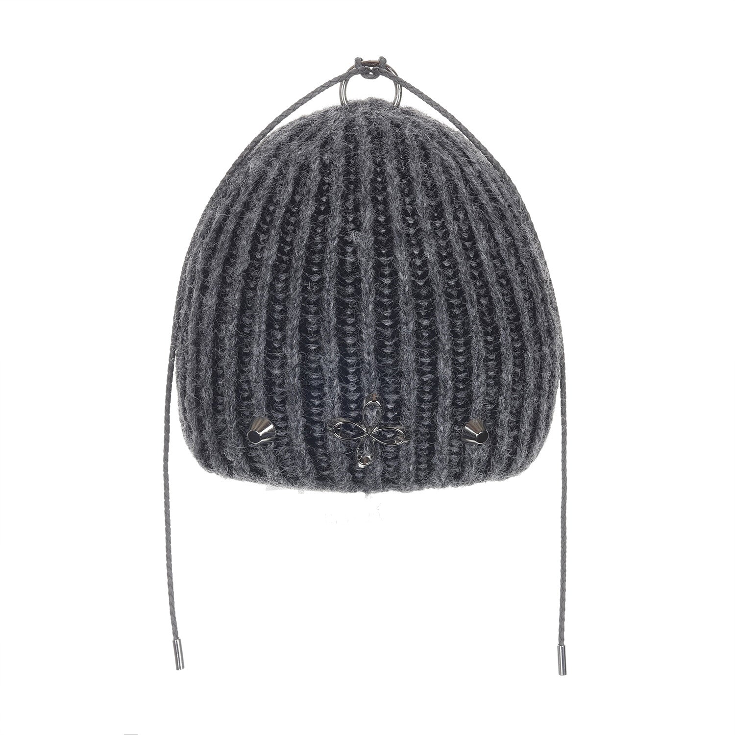 surgery-ss-26-clover-logo-double-strap-beanie-grey-gray-s
