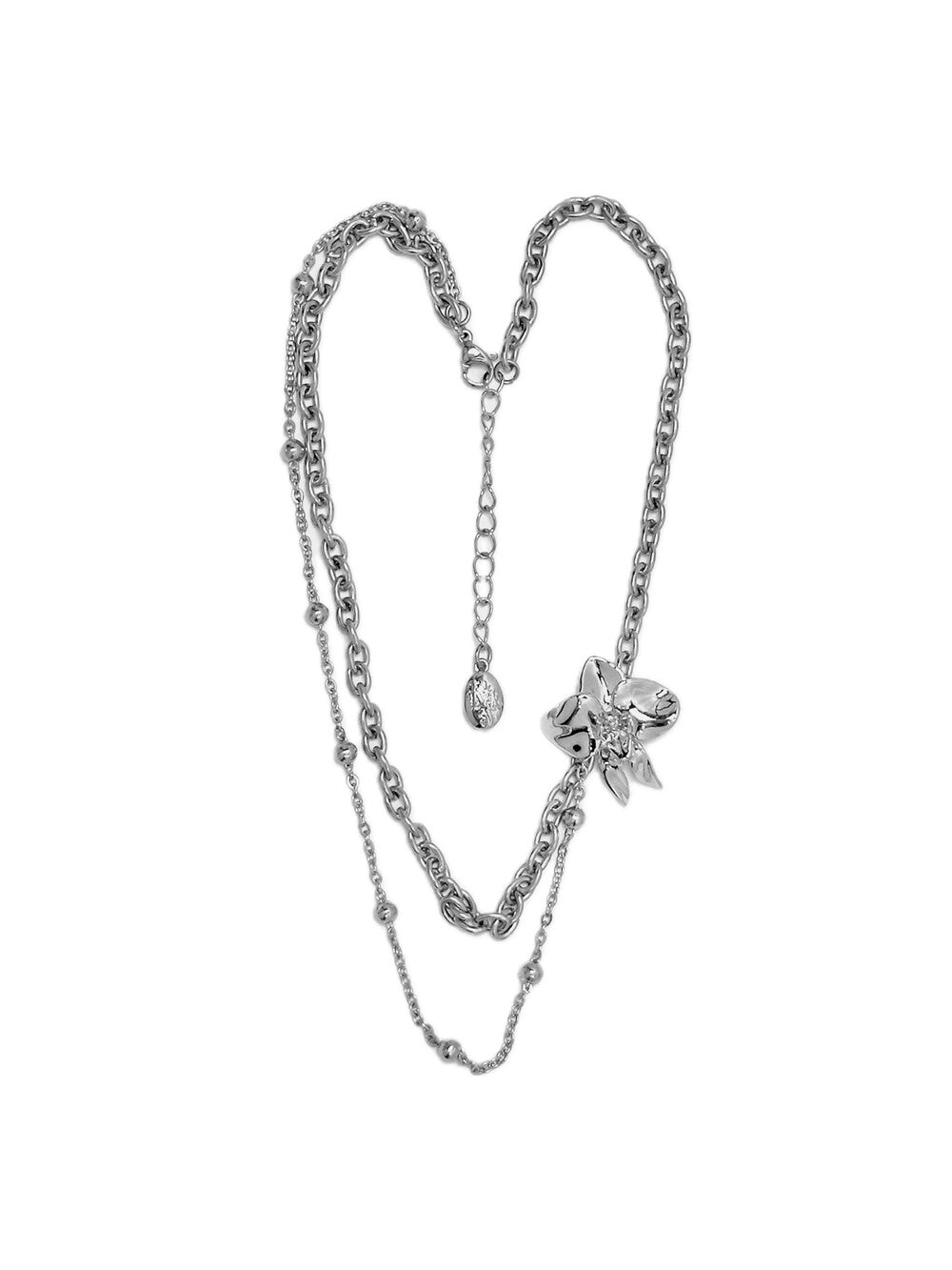 [KASHIKO] Layered Orchid Necklace