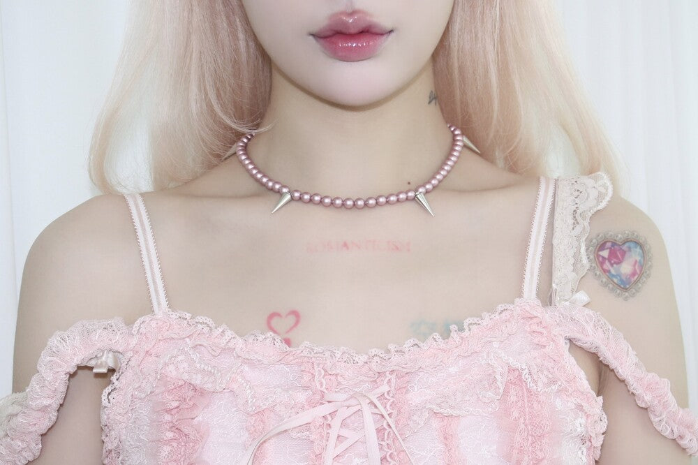 s2002tears-seasonless-pearl-spike-necklace