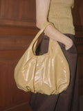 otie-seasonless-rustling-shoulder-bag-glossy-yellow-brown