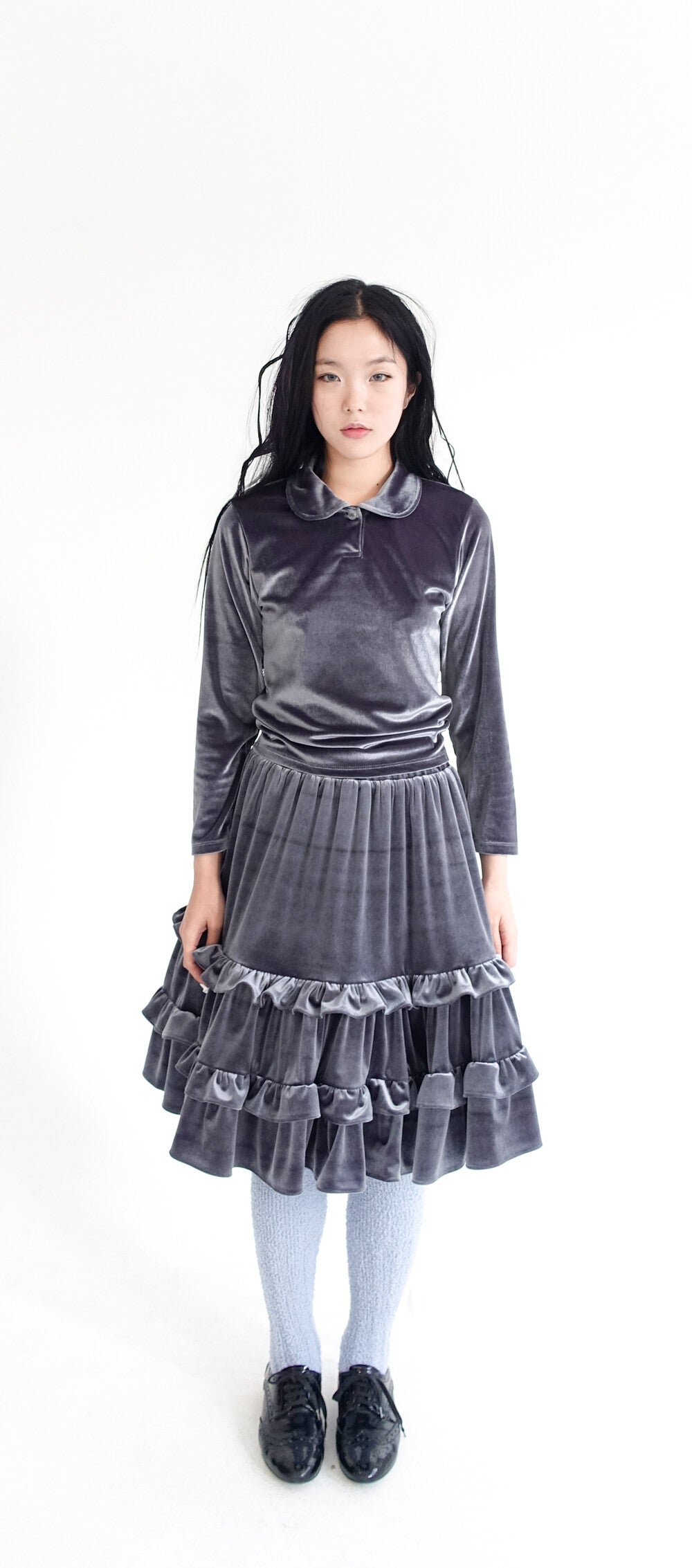 faerie-fw-24-(fa.er.ie)-romantic-velvet-midi-skirt-(charcoal)