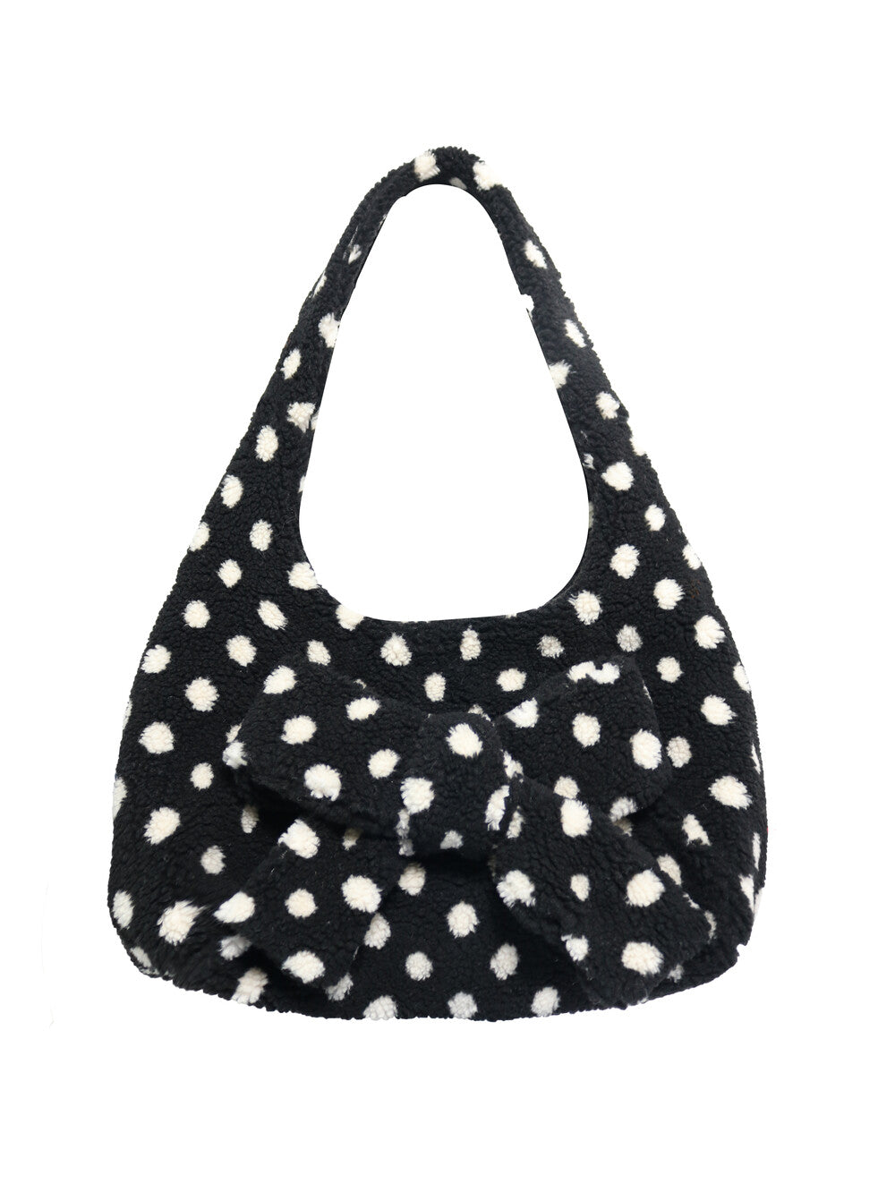 sio-fw-24-dot-fluffy-shoulder-bag-(black)