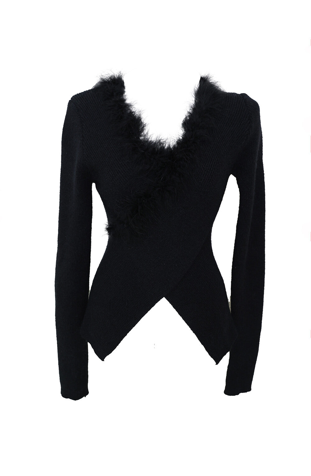 miae-fw-24-soft-fur-wrap-knit-(black)