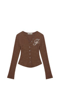 fragfarm-fw-25-f-lettering-cardigan-3-color-brown-s