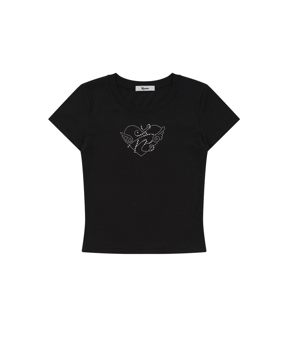 kashiko-ss-25-flower-heart-baby-tee-black