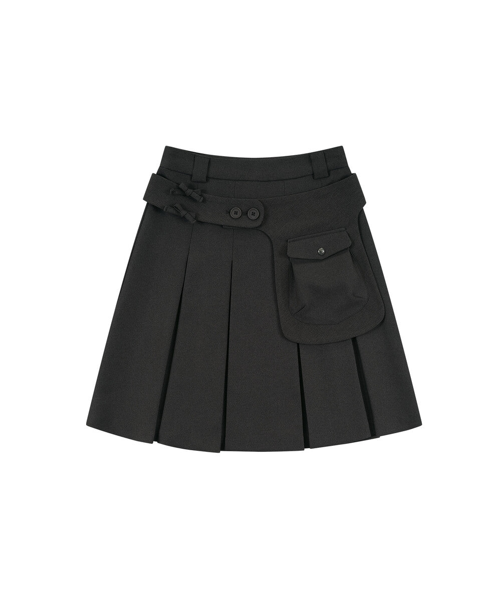 kashiko-ss-25-ribbon-preppy-pleated-skirt-charcoal