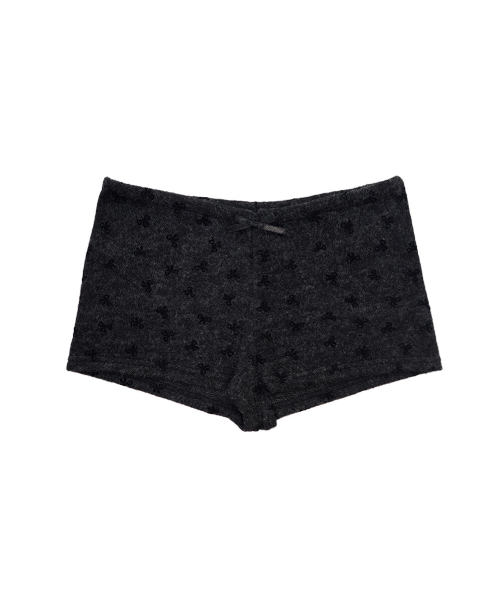 sio-ss-25-ribbon-flocking-micro-shorts-(black)