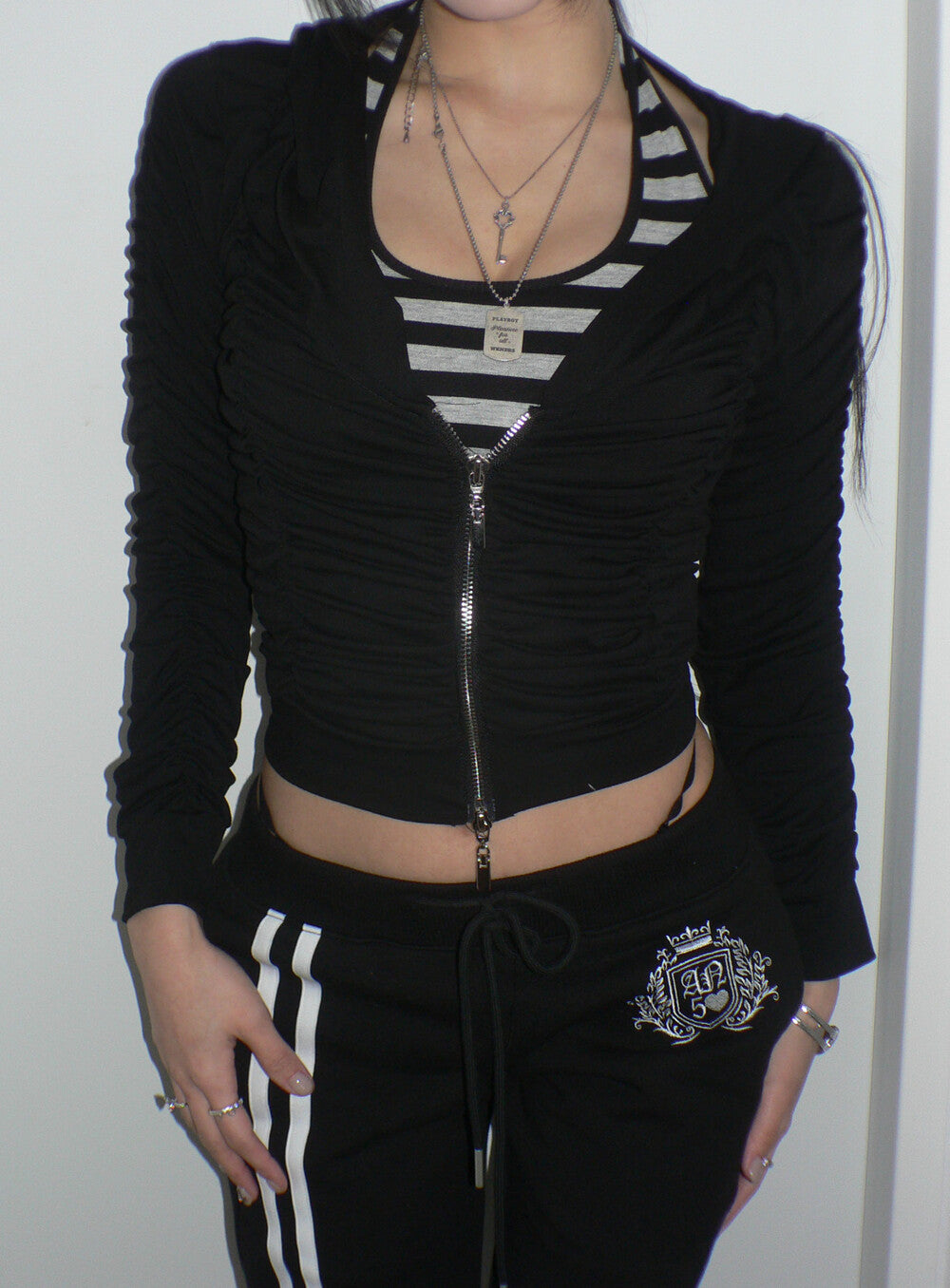 angelnumber555-ss-25-shirring-angel-hoodie