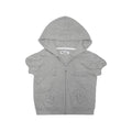 [NUYET] Puffed sleeve dot hoodie _ Grey