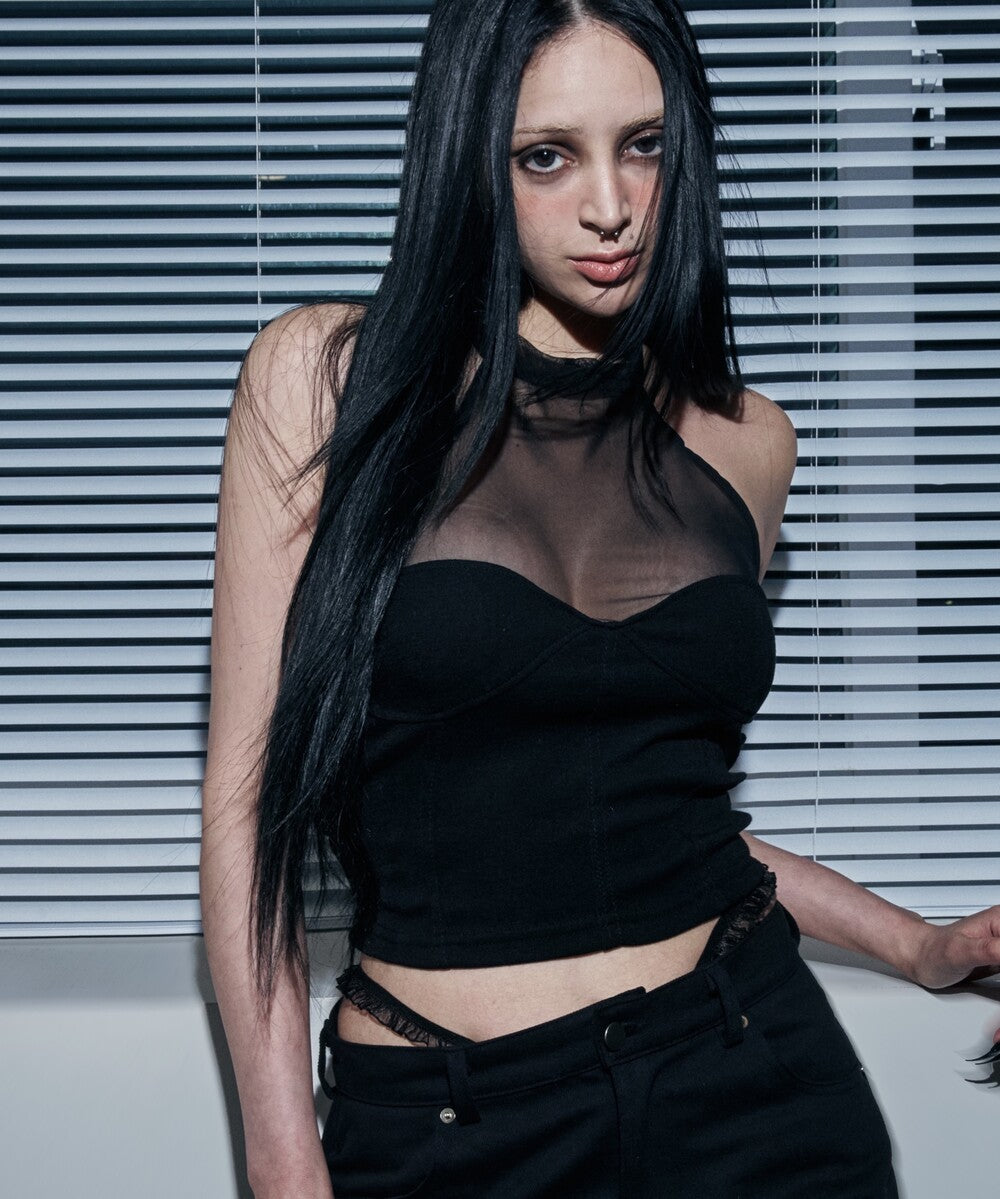 mlk-ss-25-mesh-neck-corset-sleveless