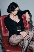 mlk-ss-25-mesh-lace-cardigan-black