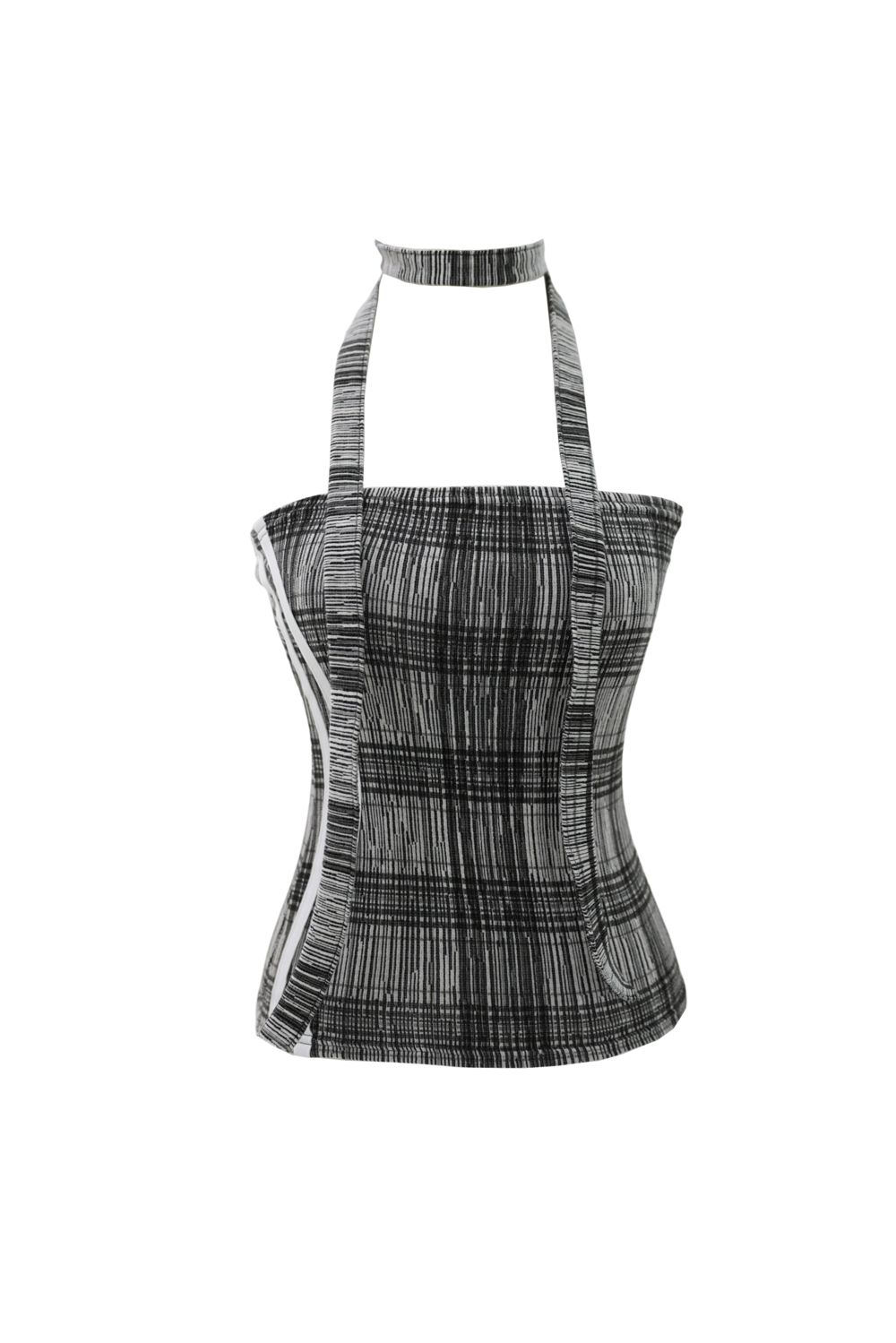 miae-ss-25-check-line-top-(scarf-set)-(black)