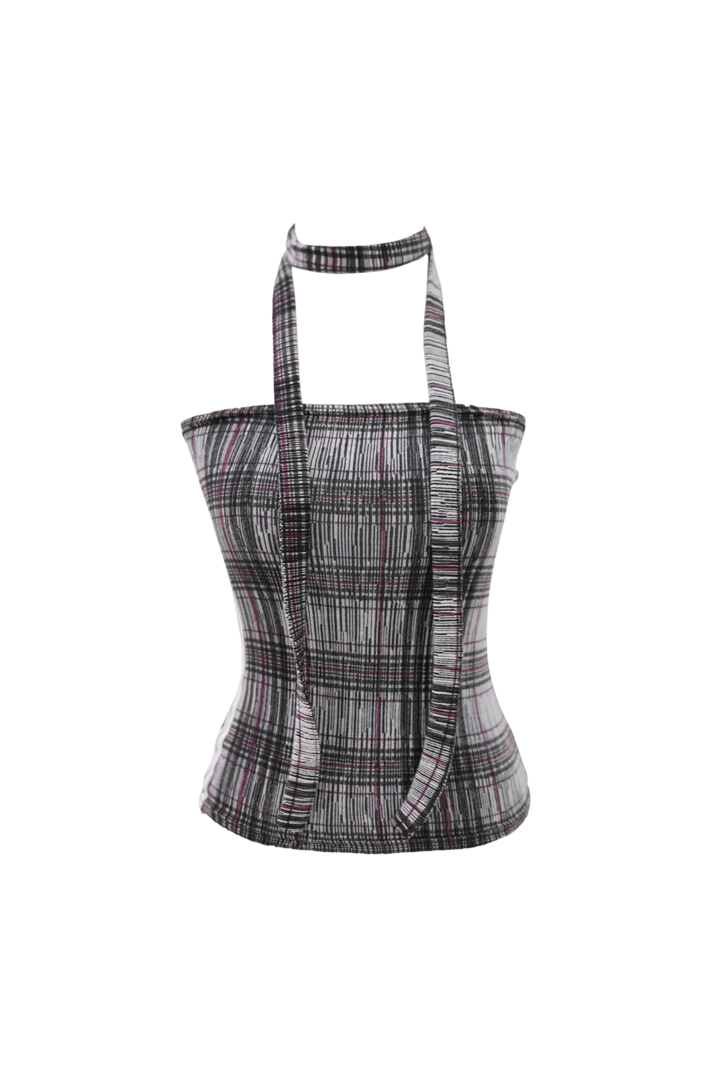 miae-ss-25-check-line-top-(scarf-set)-(pink)