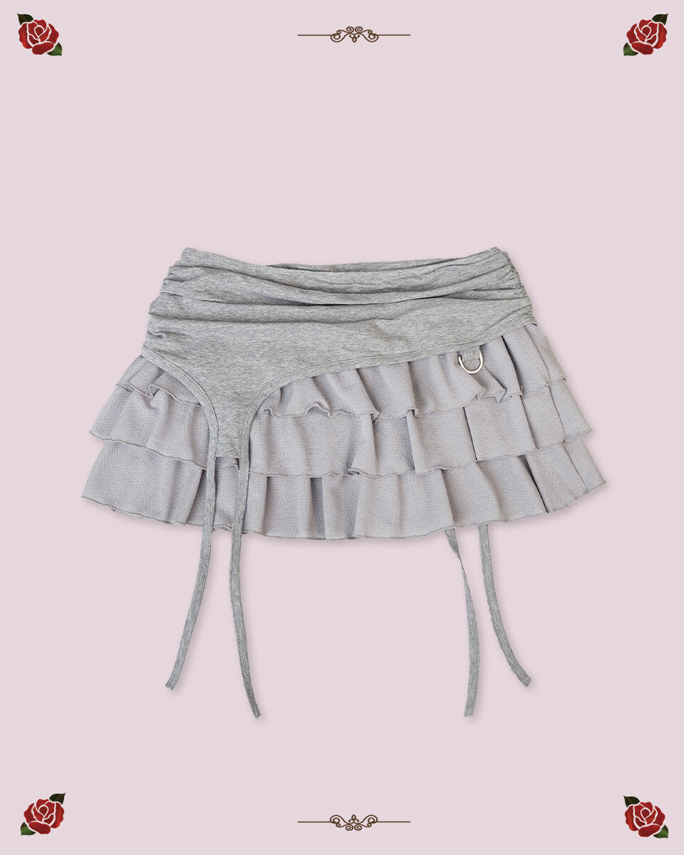 elfelfelf-archives-ss-25-lace-gater-frill-skirt-(melange)