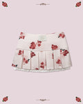 elfelfelf-archives-ss-25-floral-lace-pleats-skirt-(pink)