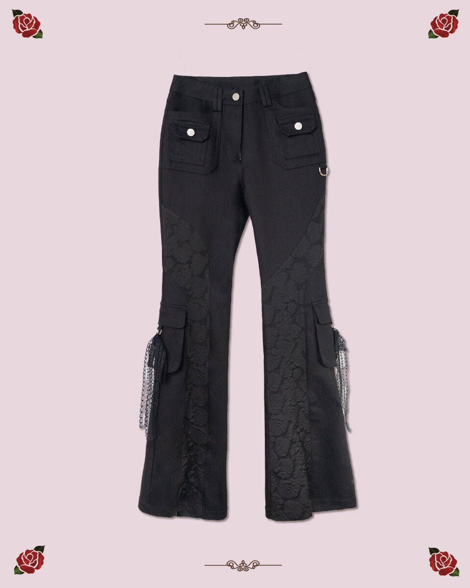 elfelfelf-archives-ss-25-rose-patch-butscut-pants-(black)
