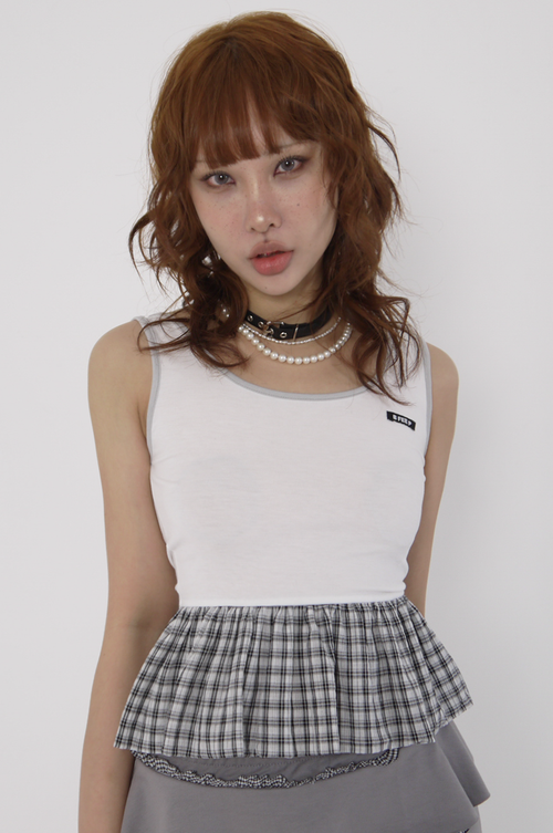 bfeep-fw-25-pumpkin-check-sleeveless-white-white-s