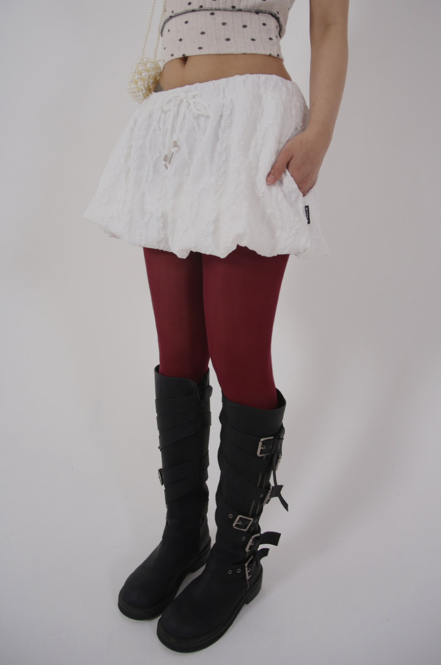 bfeep-fw-25-pumpkin-puff-skirt-white-white-s